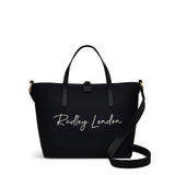 RADLEY London Addison Gardens Signature Responsible Women's Medium Recycled Canvas Open Top Satchel Bag, Black