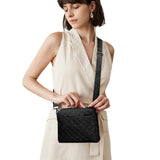 KALIDI Small Women's Crossbody Handbags Quilted Crossbody Bags for Women Ladies Lightweight Puffer Shoulder Purse with Wide Strap