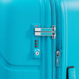 Atlantic Luggage Convertible Medium to Large, Checked Expandable Hardside Spinner