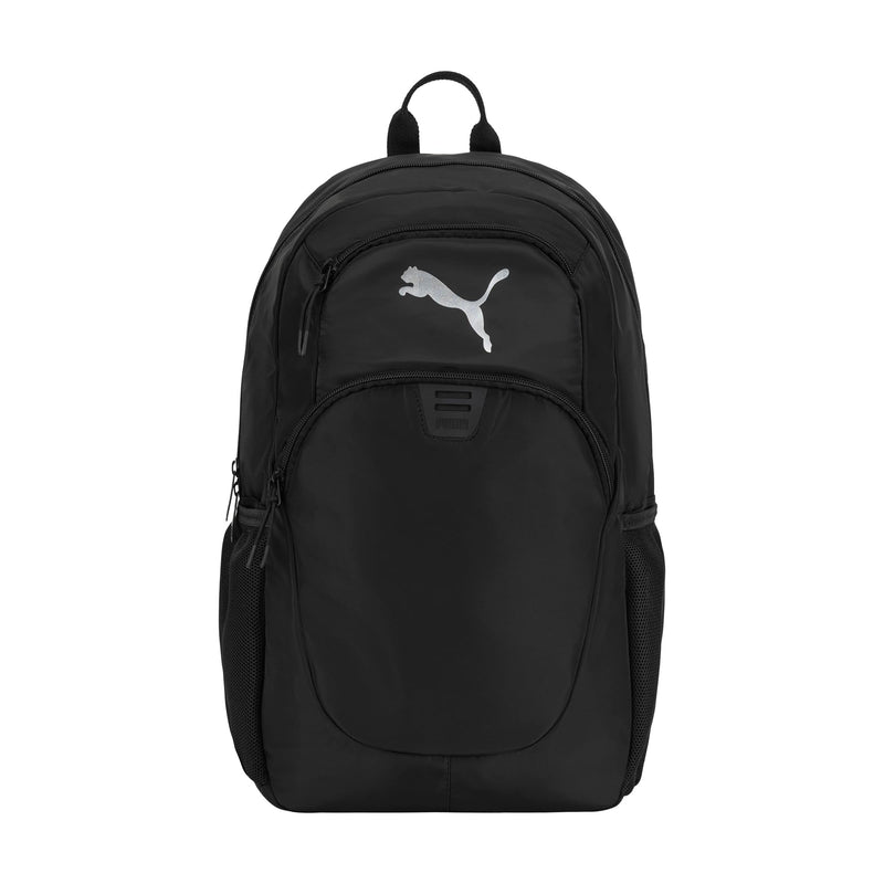 PUMA Women’s Poppy Backpack, Black/Silver, One Size