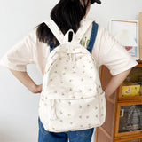 Kehpish Cotton Canvas Backpacks for Women Backpack Purse Fashion Casual Travel Daypack