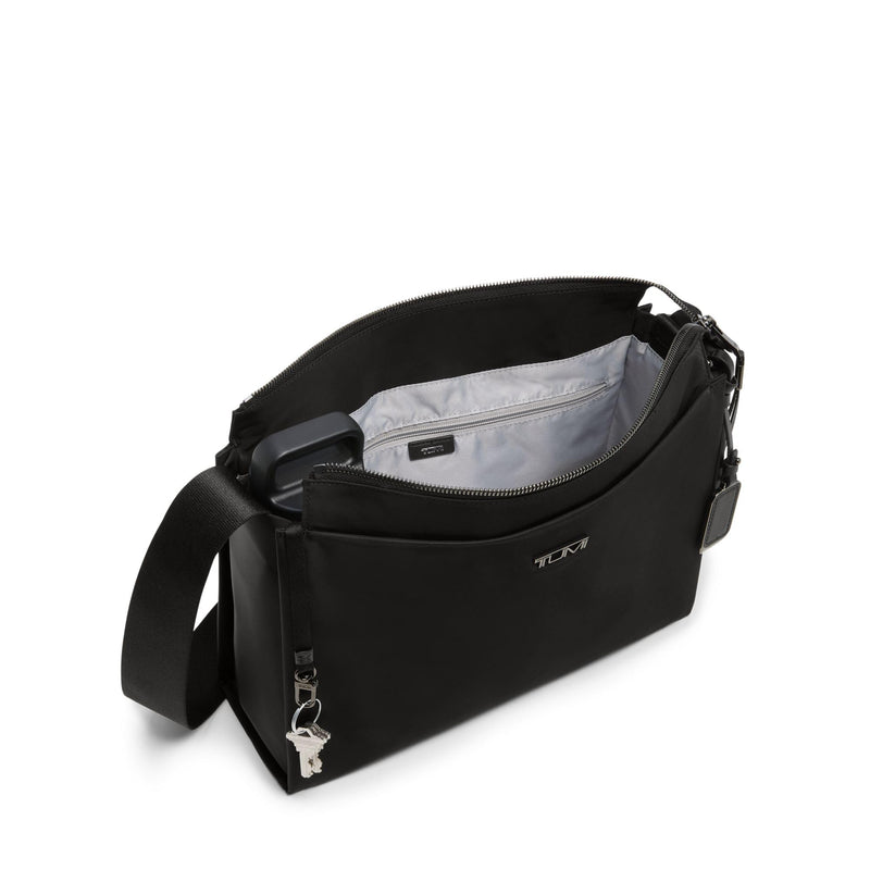Tumi Womens Nash Crossbody Black/Gunmetal One Size