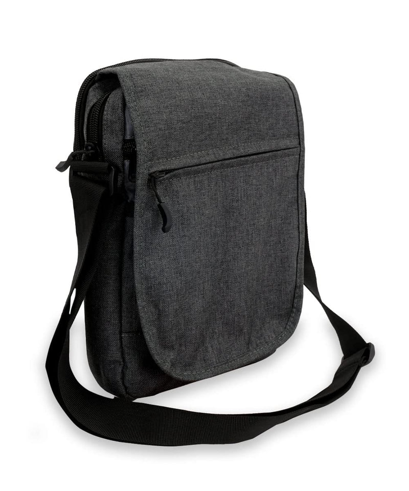 Everest Utility Bag with Tablet Pocket, Charcoal, One Size