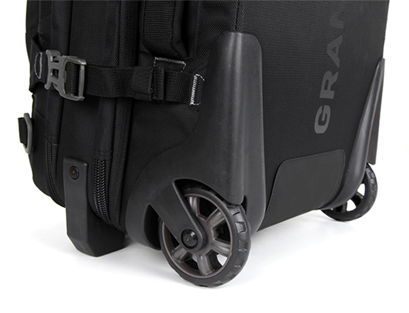 Granite Gear 55L Water-Resistant Wheeled Duffle Suitcase with Backpack & Waist Straps - Carry-On Luggage Tote Softcase