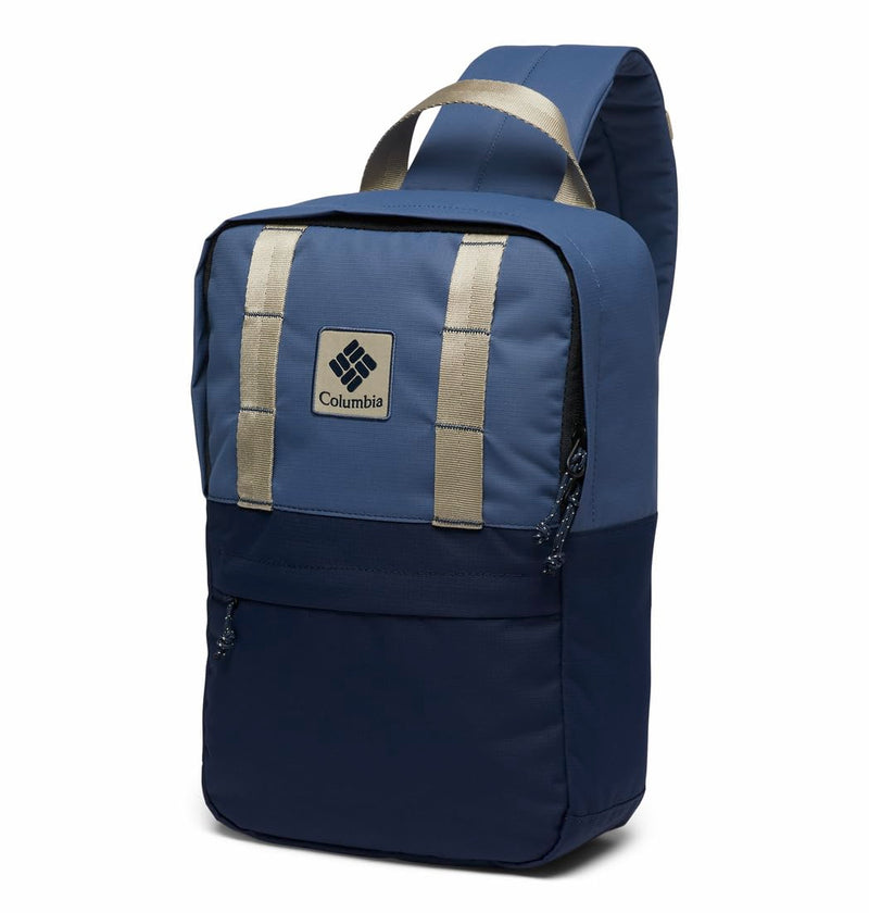 Columbia Unisex Trek 7L Sling Pack, Dark Mountain/Collegiate Navy, One Size
