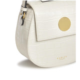 RADLEY London Rope Walk - Faux Crocodile Women's Mini Leather Zip Around Crossbody Bag, Chalk