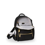 Tumi Women's Celina Small Backpack, Black/Gold, One Size