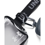 Under Armour Unisex-Adult Loudon Clear Crossbody Waist Bag, (960) Clear/Black/White, One Size Fits Most