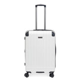 Kenneth Cole Reaction Flying Axis 24" Hardside Expandable 8-Wheel Spinner Check-Size Luggage, Coconut White