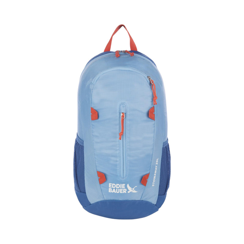 Eddie Bauer Stowaway Packable Backpack | Travel | Outdoor | Lightweight | Foldable | Durable | Ripstop Polyester | 20L - Coast Blue