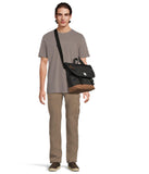 Herschel Supply Co. Cove Messenger, Black/Saddle Brown