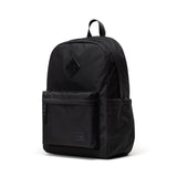 Herschel Supply Co. Heritage Backpack - Work Backpacks, 16" Laptop Backpacks, College Backpack for Men and Women, Travel Carry-On Bookbag, Water Bottle Pocket, Padded Shoulder Straps, 24L, Black