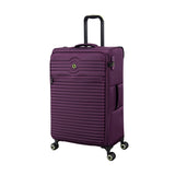 It Luggage Circulator 28" Softside Checked 8 Wheel Expandable Spinner, Italian Plum