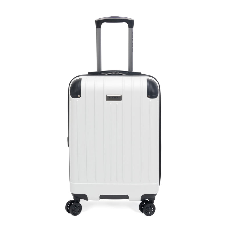 Kenneth Cole Reaction Flying Axis 20" Hardside Expandable 8-Wheel Spinner Carry-On Suitcase, Coconut White