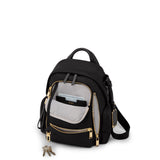 Tumi Women's Celina Small Backpack, Black/Gold, One Size