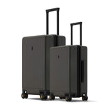 LEVEL8 Elegance Luggage Set, PC Matte Hardshell Suitcases - Olive Green, 20/24 Inch