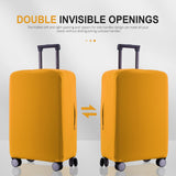 RainVillage Travel Luggage Cover - Scratch-Resistant Fit 19-31 Inch Suitcase Protector (Yellow, M(24-25 inch))