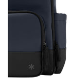 Skip Hop Diaper Bag Backpack: Flex, Multi-Function Baby Travel Bag with Changing Pad & Stroller Attachment, Blue