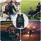 Pawsky School Backpack for Boys Kids Backpack Kindergarten Elementary Middle School College Book Bags with Lunch Box and Pencil Case, Waterproof Travel Back Pack Laptop Backpack (Black)