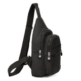 Banelu Small Sling Backpack Crossbody Sling Bag for Women, Chest Bag Daypack Fanny Pack Cross Body Bag for Outdoors Hiking Traveling - Black