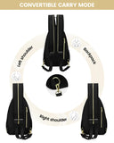 LOVEVOOK Sling Bag for Women, Sling Backpack Crossbody Bags Convertible, Small Diaper Bag Hiking Daypacks Water-resistant, Travel Shoulder Bag Chest Bag, Black