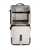LUGGEX 16 Inch Underseat Carry On Luggage with Spinner Wheels, UDS Softside Lightweight Suitcase for 2-Day Travel (UX-Pro, Beige, 16-Inch)