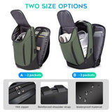 BANGE Business Smart Backpack Waterproof fit 15.6 Inch Laptop Backpack with USB Charging Port,Travel Durable Backpack