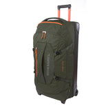 Eddie Bauer Expedition Rolling Duffel Bag with Wheels | Travel | Check-In | Luggage | Rugged | Durable - Dark Thyme, 34