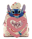 Loungefly Disney Lilo and Stitch Chef Stitch Angel Cake Mini Backpack Womens Sprinkles Hearts Bag