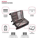 SwissGear 7739 Hardside Luggage Trunk with Spinner Wheels, Blush, 2-Piece Set (19/26)
