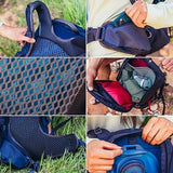 Gregory Jade 24L Women's Day Hiking Backpack, Ventilated Backpanel, Built-In Hydration Attachment for Bladder (Reservoir Not Included), One Size Fits All, Midnight Navy