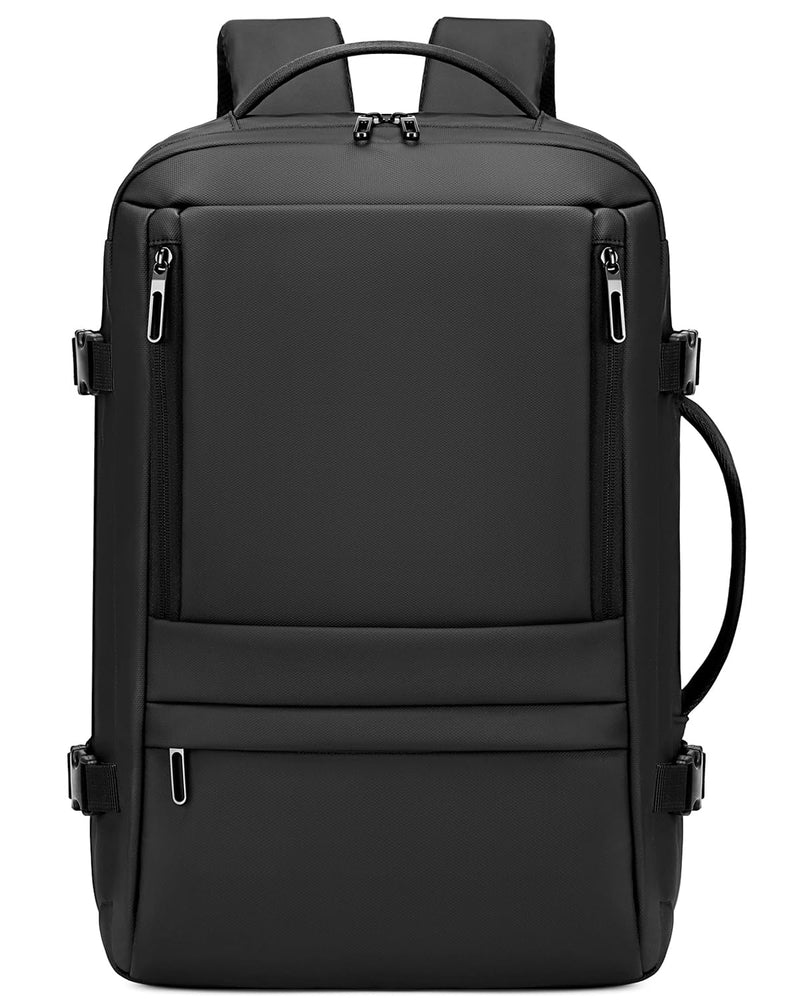 Rcrirth Carry On Travel Backpack for Airplanes | 35L Suitcase Backpack Luggage Business Weekender Bag - Expandable Travel Carry On Flight Approved for Men Women - Black