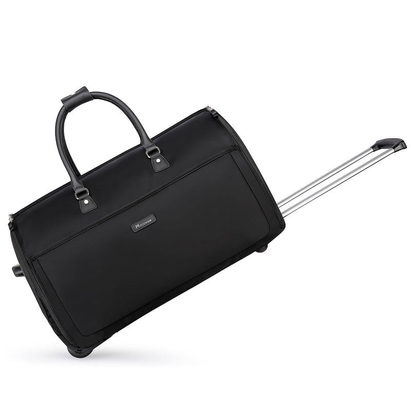 Modoker Rolling Garment Bags, Large Garment Duffle Bag with Wheels, 3 in 1 Garment Suit Luggage Bag for Women Men Business Travel Weekender