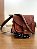 Indian Hando Art 9 inch Women Leather Cross-body Shoulder Bag Satchel Ladies Purse Genuine Multi Pocket Saddle Vintage Handmade Travel
