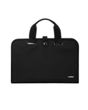 LUGGEX Rolling Laptop Bag with Wheels, 17.3" Soft Sided Laptop Rolling Briefcase with 4 Spinner Wheels & Aluminum Handle - Lightweight Carry On for Business Travel Overnight (UDS-Core, Black, 18 Inch)