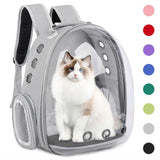 Pet Backpack Carrier,Bubble Backpack Cat Carrier,Pets and Small Dogs,Space Capsule Pet Carrier for Traveling, Walking, Hiking and Outdoor Activities (Gray)