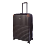 Eddie Bauer Strata Luggage | Hardside | Spinner Wheels | Expandable | Lightweight | Travel Essentials, Black, 30" (Check-In)
