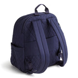 Vera Bradley Women's Premium Cotton Bancroft Backpack, Peacoat, One Size