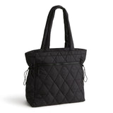 Vera Bradley Women's Featherweight Original Zip Tote, Moonless Night, One Size