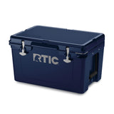 RTIC 45 QT Ultra-Tough Cooler Hard Insulated Portable Ice Chest Box for Beach, Drink, Beverage, Camping, Picnic, Fishing, Boat, Barbecue, Navy