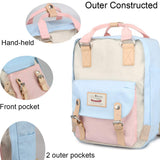Himawari Girls Vintage Waterproof School Backpack, 14.9" Laptop Backpack for Women (HM-38#)
