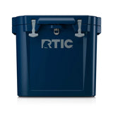 RTIC 45 QT Wheeled Ultra-Tough Cooler Hard Insulated Portable Ice Chest Box for Beach, Drink, Beverage, Camping, Picnic, Fishing, Boat, Barbecue, Rotomolded Construction, Navy