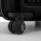 Traveler's Choice Ultimax II Polycarbonate Hardside Luggage with Spinner Wheels, Matte Black, 28-Inch Medium Trunk