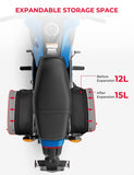 KEMIMOTO Motorcycle Saddlebags Bag Expandable 24-30L (15Lx2) Compatible with Mini Bike Sport Bike Dual Sport Dirt Bike Ninja500 400 Grom 2026 2025 2024 2023 2022 Navi Z125 Motorcycle Side Bags