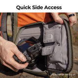 K&F CONCEPT Camera Backpack, Camera Bags for Photographers Large Capacity Camera Case with Raincover,15-15.6 Inch Laptop Compartment Compatible for Canon/Nikon/Sony/DJI Mavic Drone(Backpack 20L)