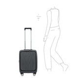 Bric's Cervia 21" Hardside Carry-On with Front Pocket, Expandable Luggage, 360° Spinner Wheels, Lightweight, TSA-Approved Locks, Durable, Dark Grey