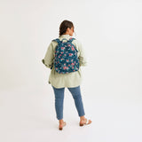 Vera Bradley Women's Cotton Campus Backpack, Climbing Ivy Green - Recycled Cotton, One Size