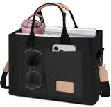 Canvas Tote Bag for Women Crossbody Work Purse with Pockets Top Handle Handbag Satchel Bags for Travel Nurse Teacher