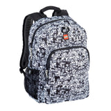 LEGO Iconic Prints Kids School Backpack Bookbag, for Travel, On-the-Go, Back to School, Boys and Girls, with Adjustable Padded Straps and Fun patterns, Crowd Color Me