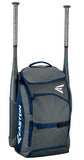 EASTON PROWESS Bat & Equipment Softball Backpack Bag | Designed for Female Athletes | 2019 | Navy | 2 Bat Sleeves | Vented Shoe Pocket | Top Pocket | Flip Up Mirror | Helmet Strap | Fence Hook